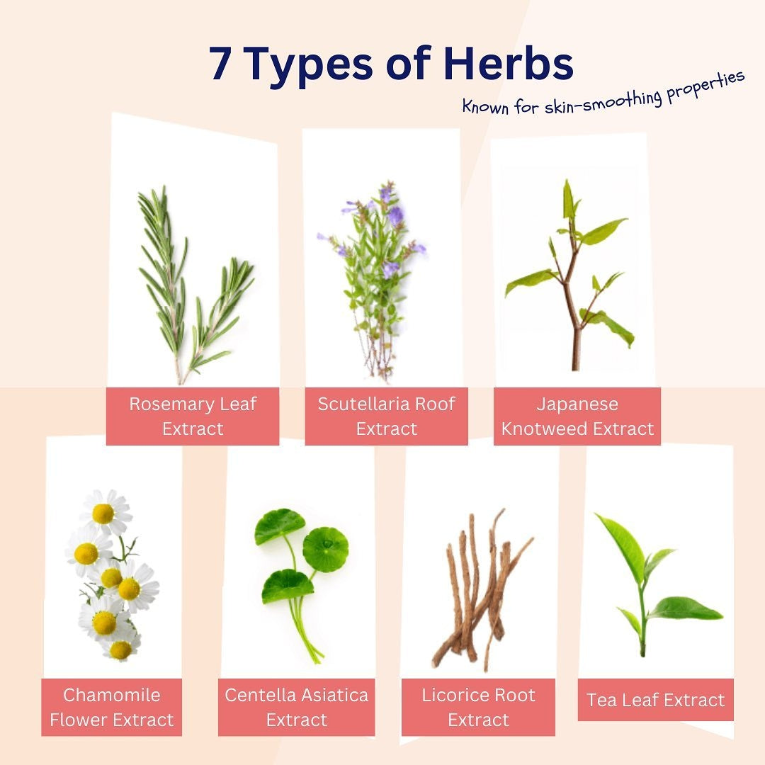 7 herbal ingredients contained