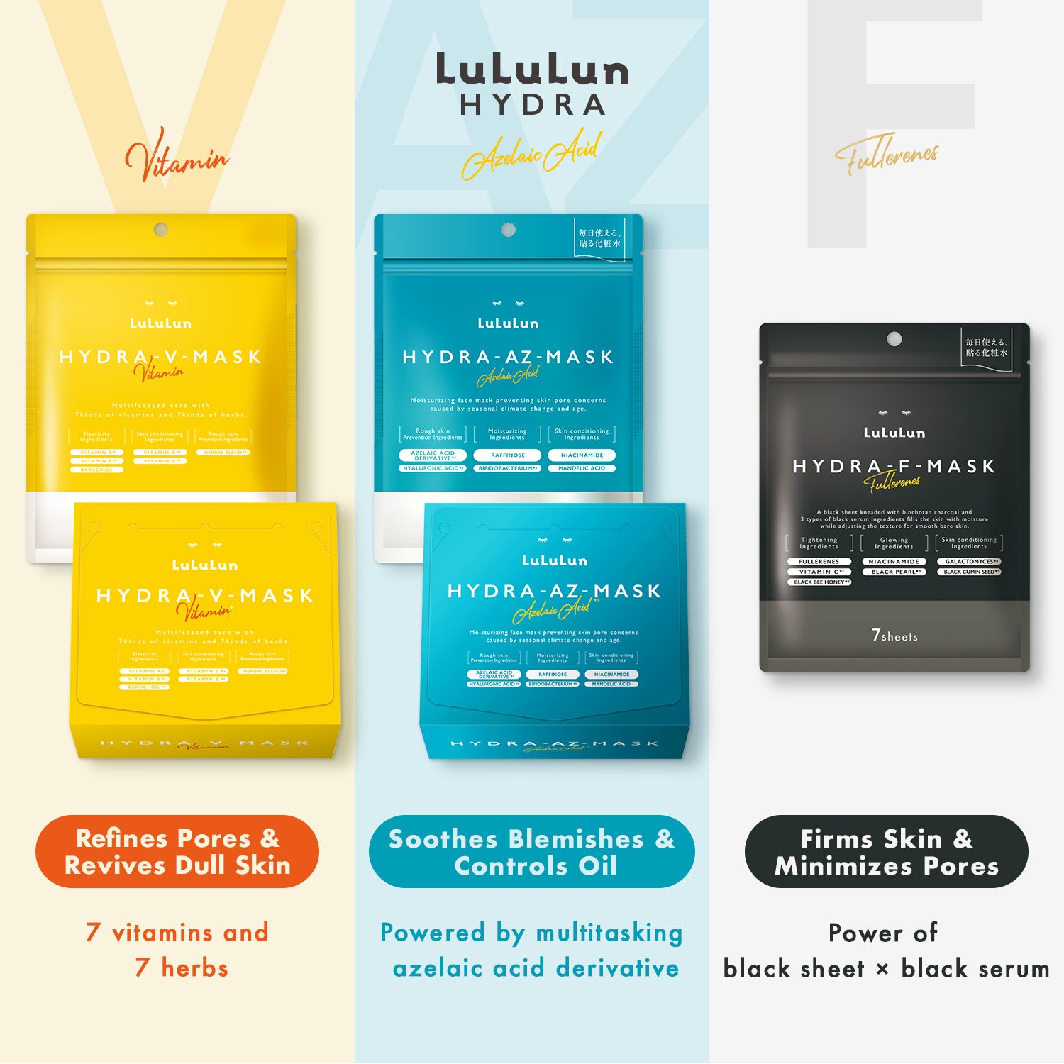 hydra series: vitamins, AZ and Fullerene
