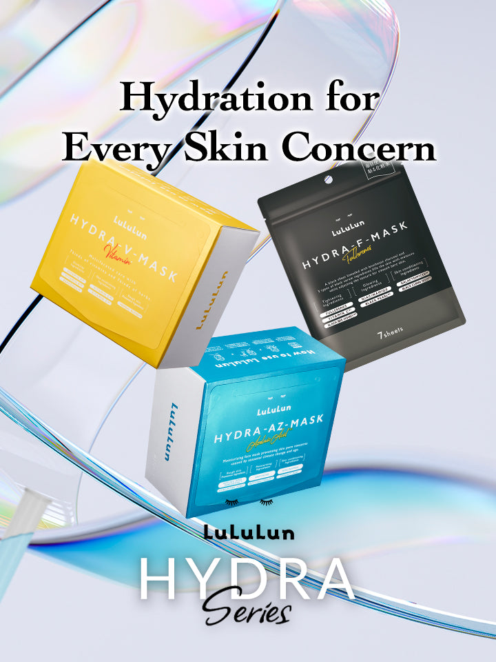Mobile banner Lululun HYDRA: hydrating mask for each skin concern