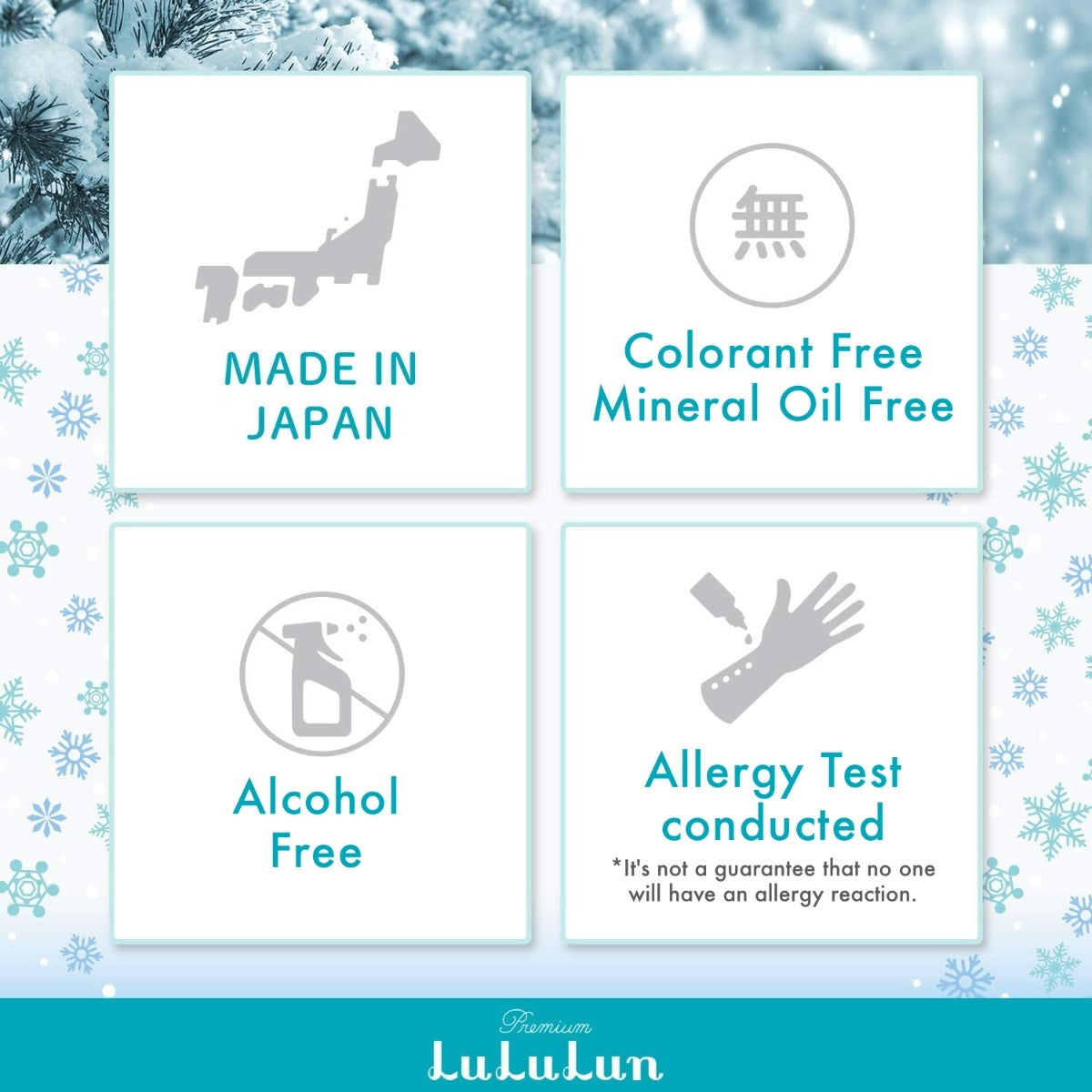 lululun premium snow disclaimer