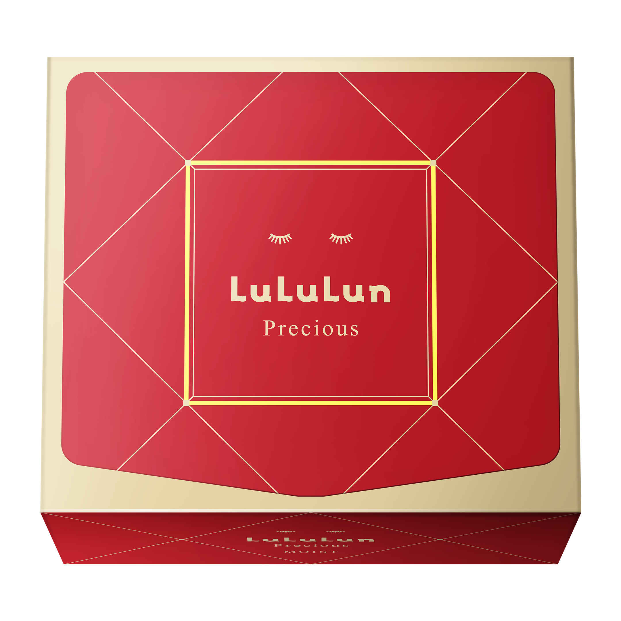 Red and gold box with 'LuLuLun Precious' branding on a white background