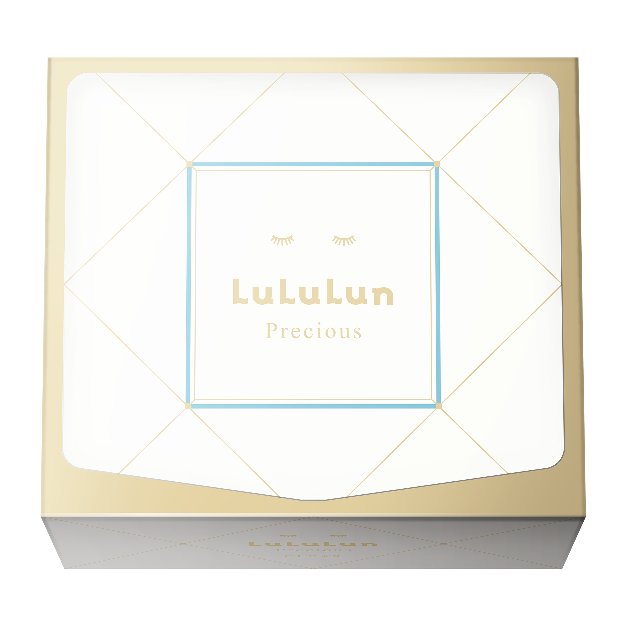 LuLuLun product packaging with gold and white design