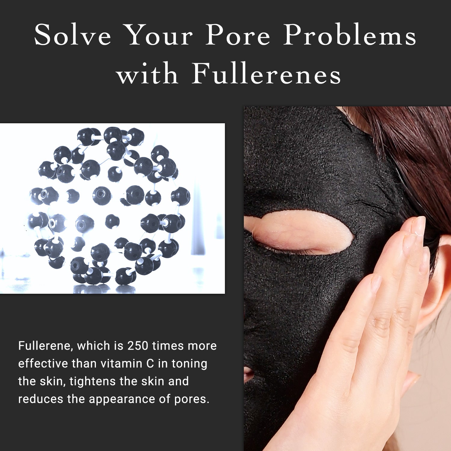 Hydra-F Sheet Mask Fullerenes (Aging Care)
