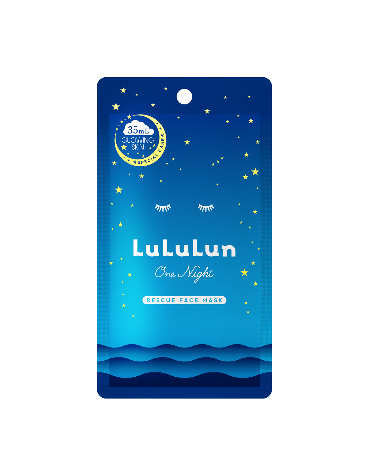 Lululun One Night Facial Mask BLUE (Glowing Skin)