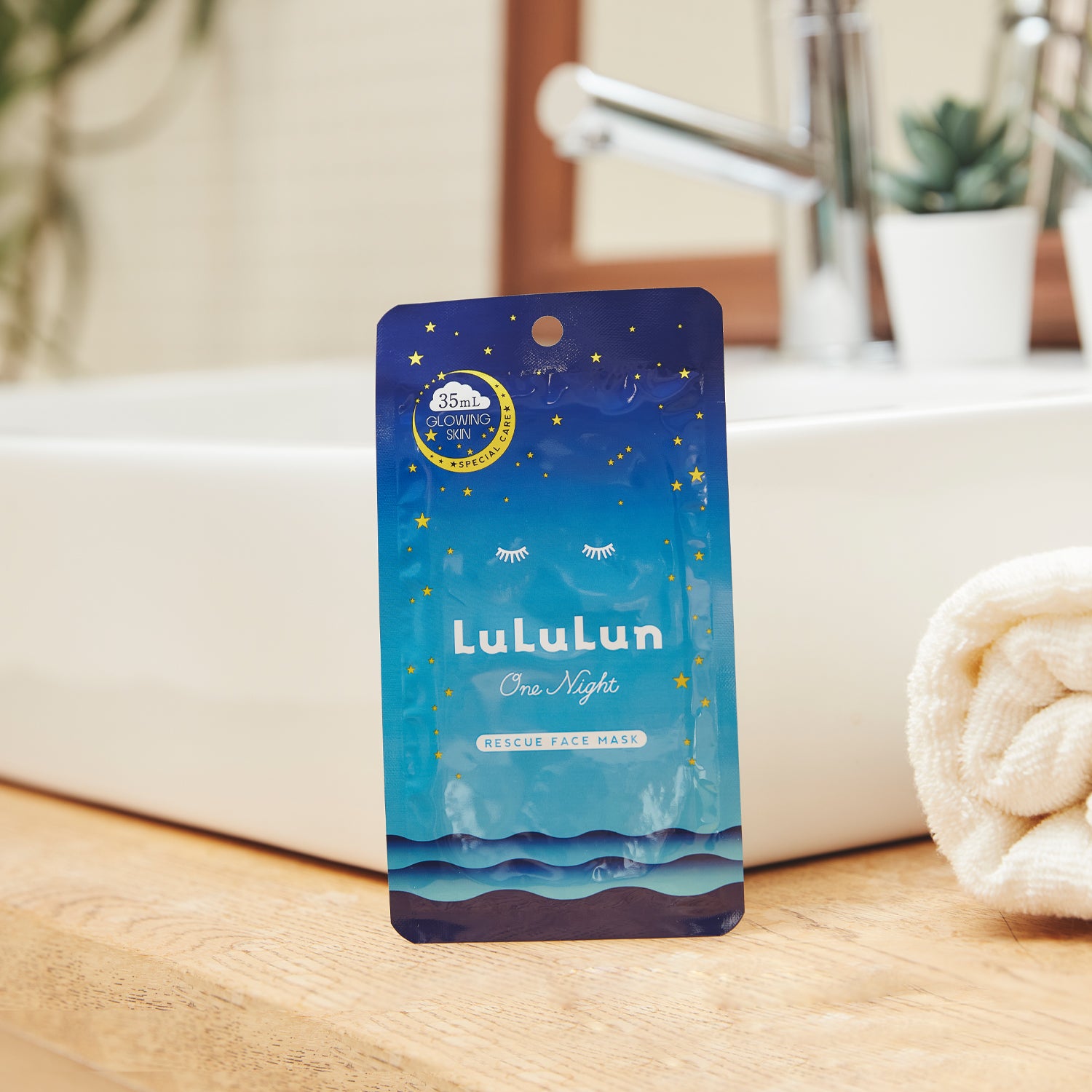 One Night Sheet Mask BLUE (Glowing Skin)