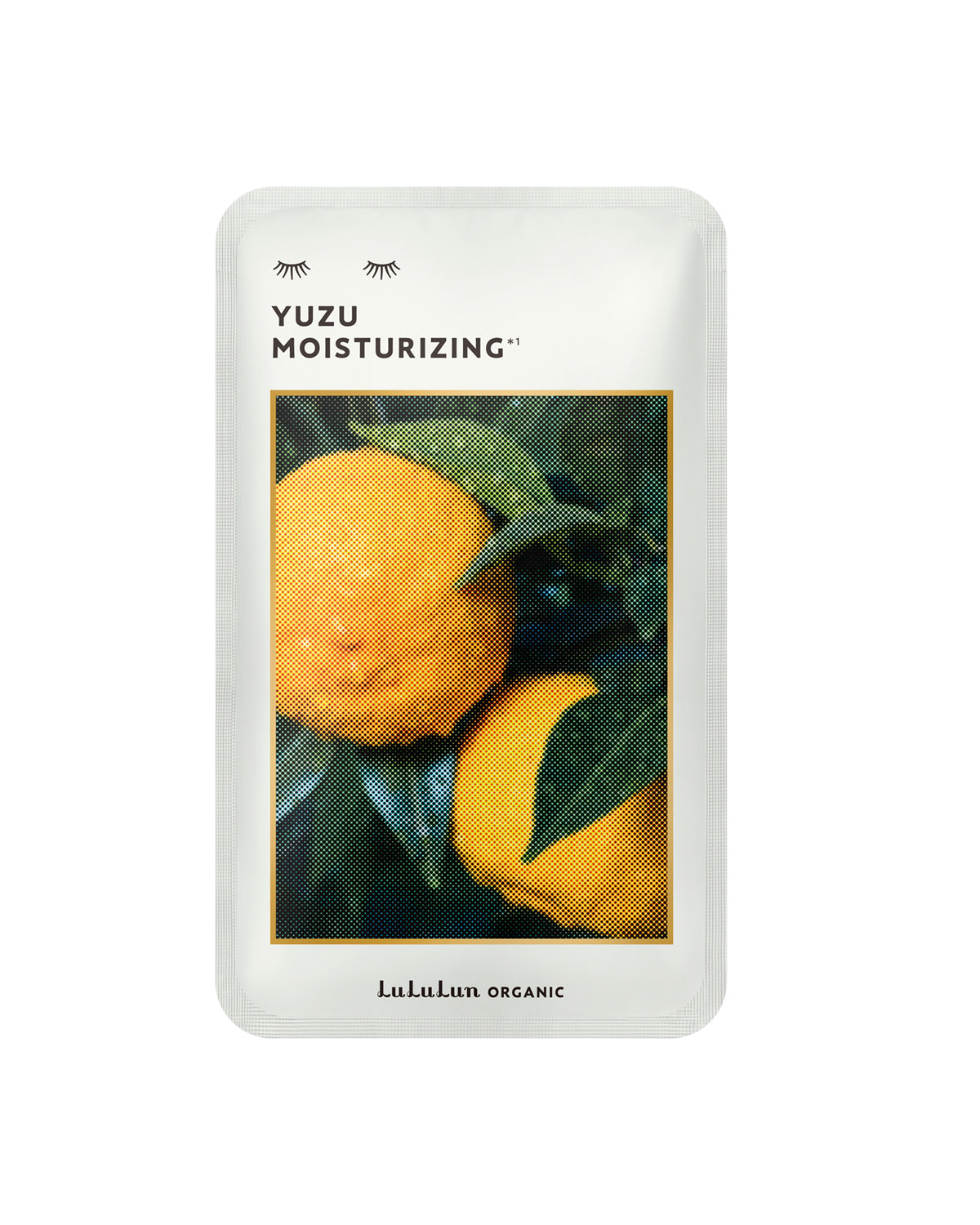 Lululun Organic Sheet Mask, Yuzu For Moisturizing Skin (5 Sheets)