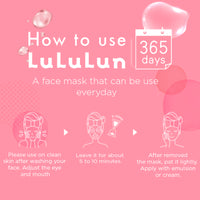 How to use lululun mask every day