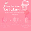 Lululun Pure Sheet Mask, EVERYS (Pink) - 7PCS