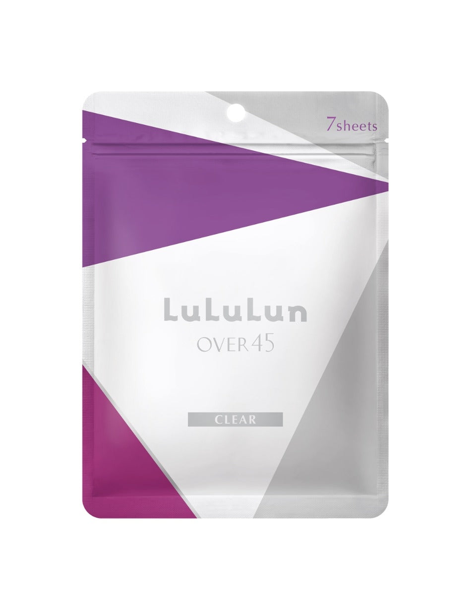 Lululun Over 45 Facial Mask CLEAR (Iris Blue) - 7PCS