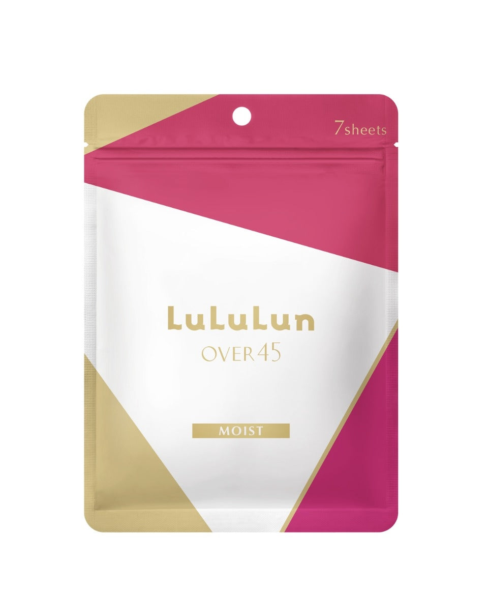 Lululun Over45 Sheet Mask Moist (Camellia Pink)