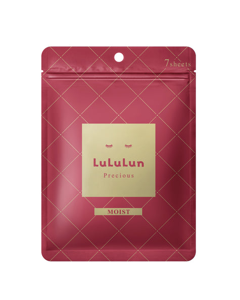 Lululun Precious Sheet Mask MOIST (Red) - 7PCS