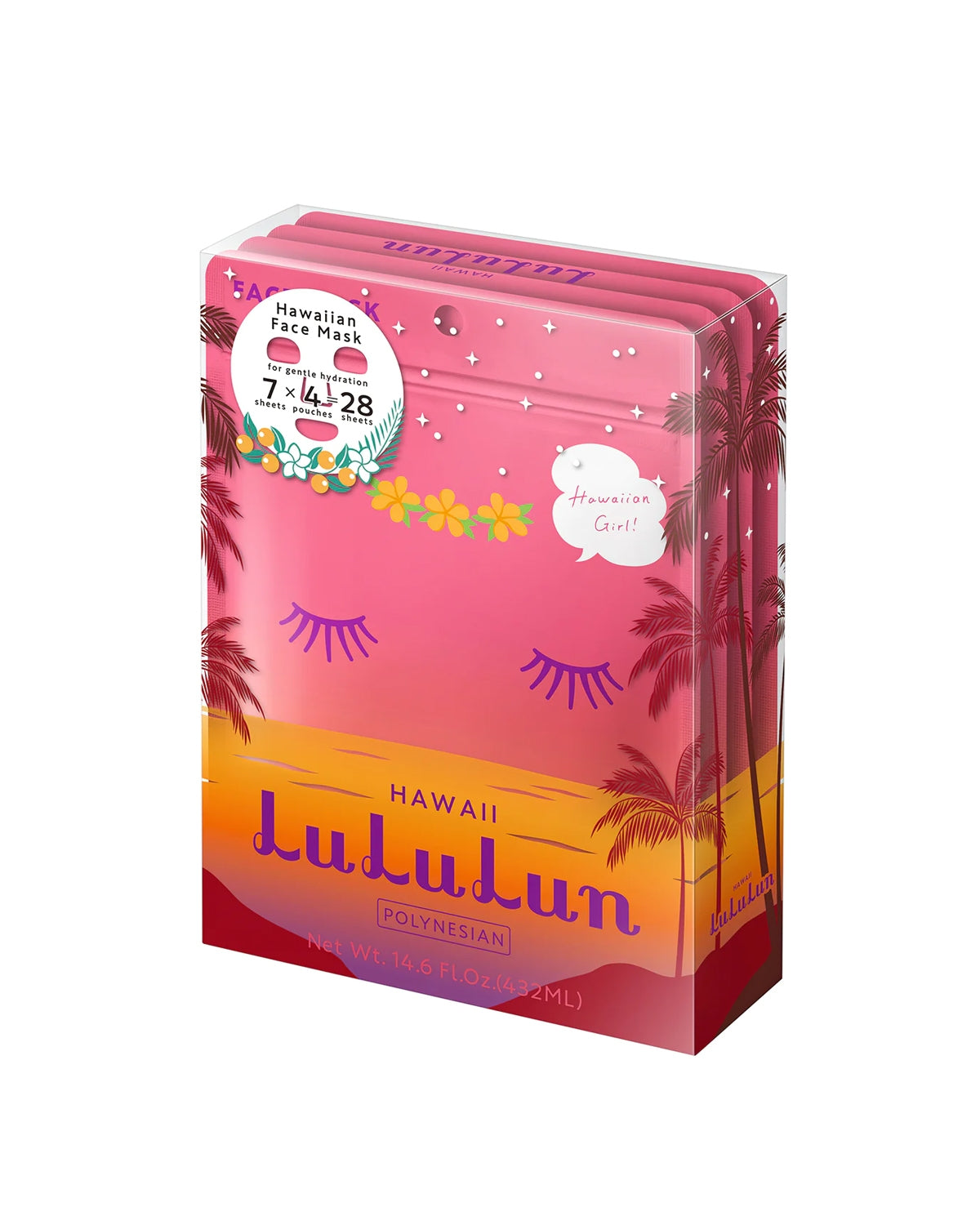 Travel Lululun Sheet Mask, Hawaii Polynesian