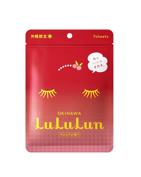 travel lululun sheet mask, okinawa acerola