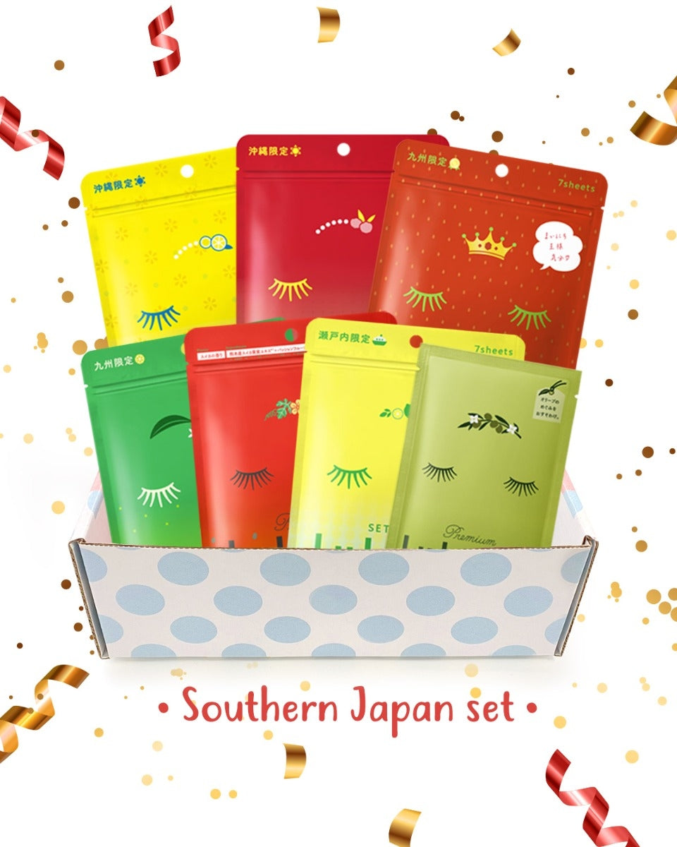 Travel Lululun Sheet Mask 7 Kinds Set - Southern Japan Region